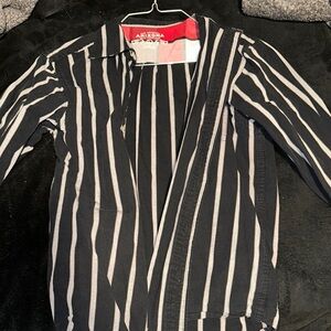 Arizona Black and White Striped Shirt